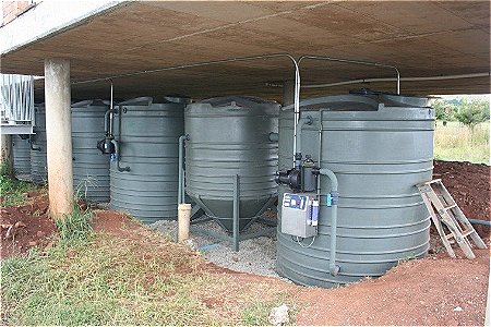 Sewage and Waste Water Treatment Plant, in this instance, the Bio Sewage Waste Water Treatment System. This image was taken in Johannesburg, South Africa